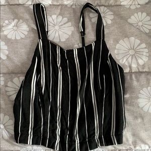 Black and white tank